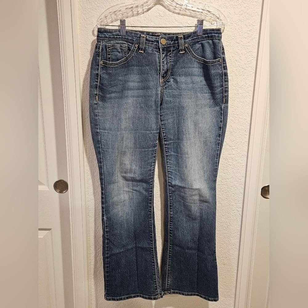Nine West Classic Denim Flare Jeans